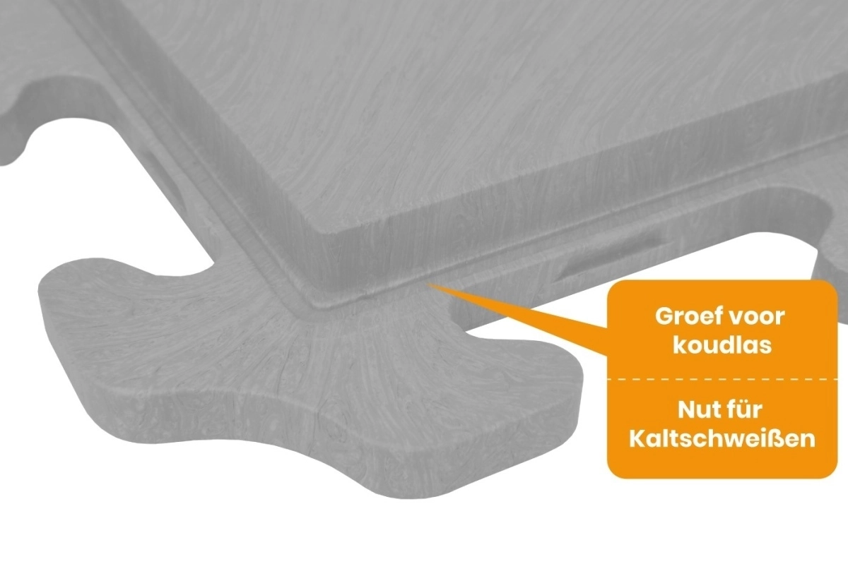 PVC Event Bodenfliese Grau