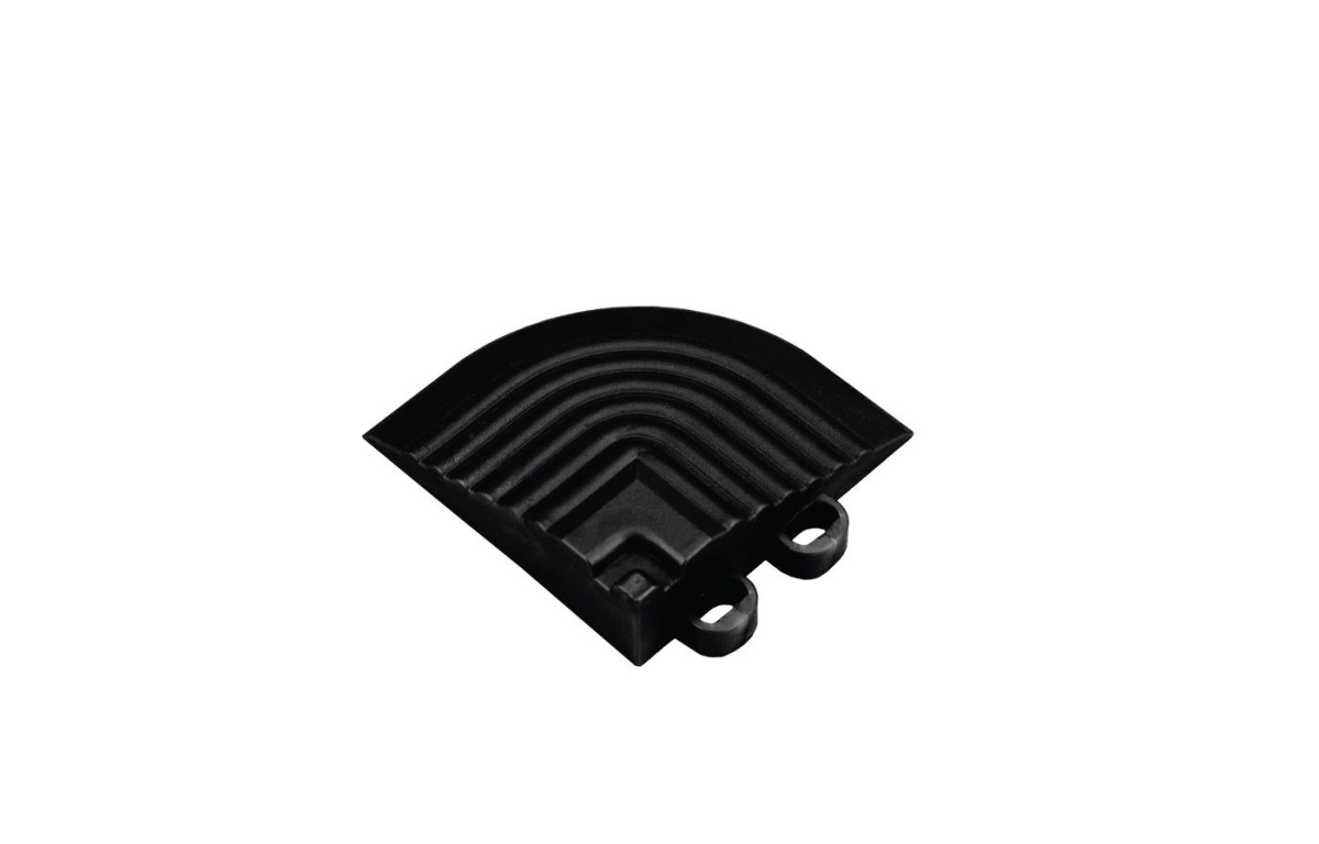 Übergangsprofil Eckstück SwissDeck schwarz