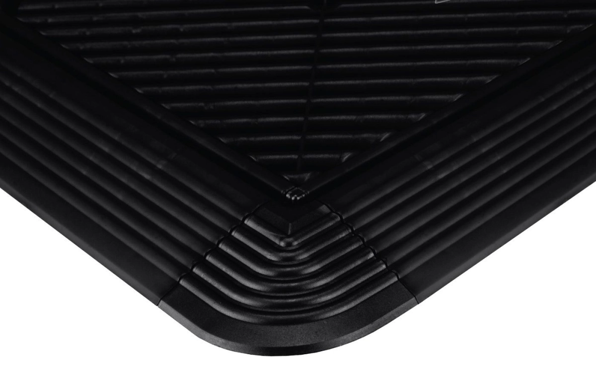 Übergangsprofil Eckstück SwissDeck schwarz