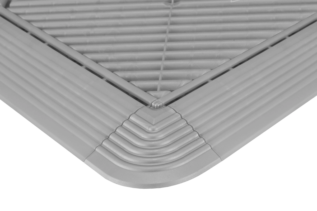 Übergangsprofil Eckstück SwissDeck grau