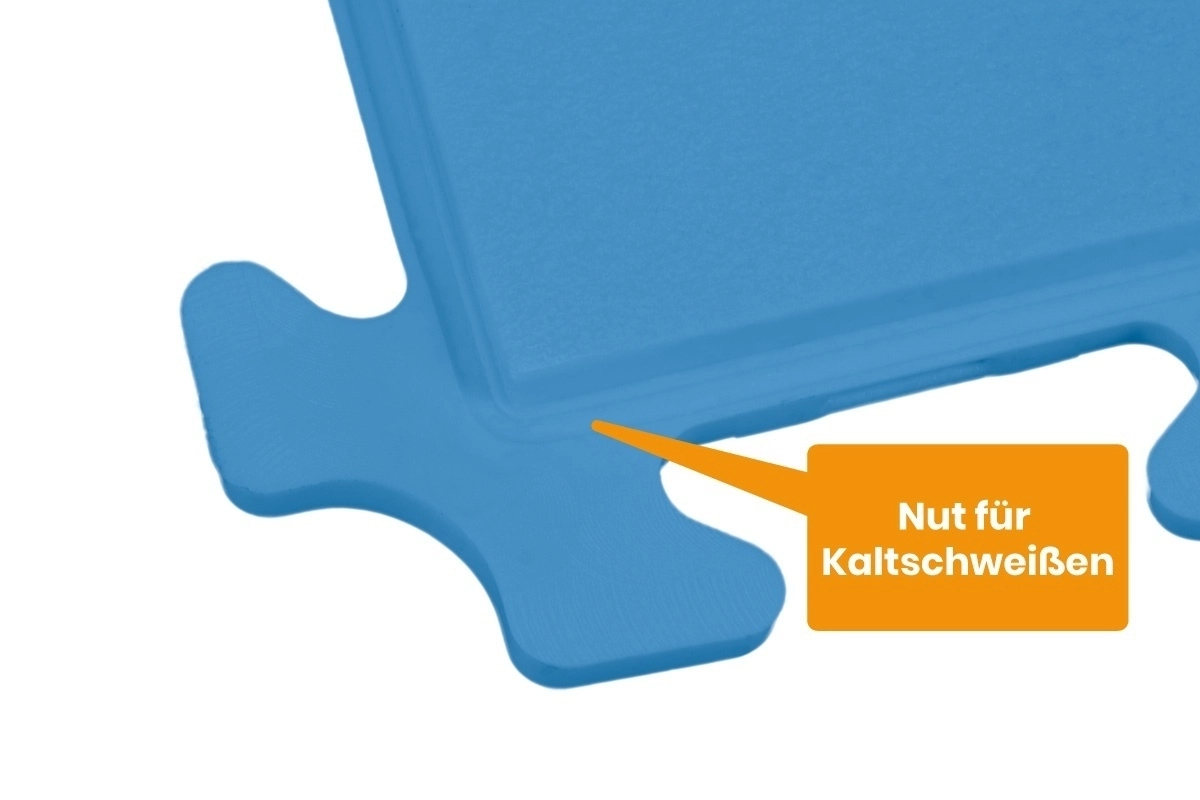 PVC Klickfliese Wasserdicht Blau