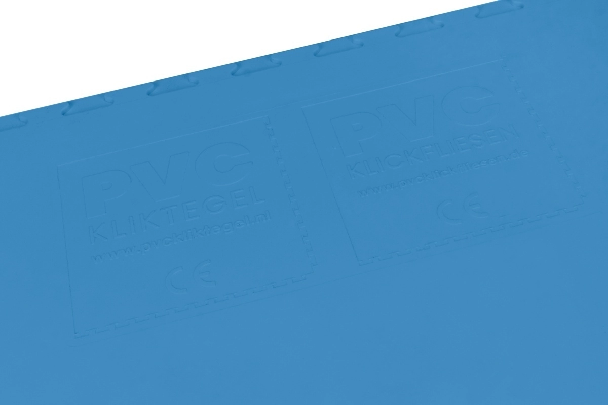 PVC Klickfliese Wasserdicht Blau