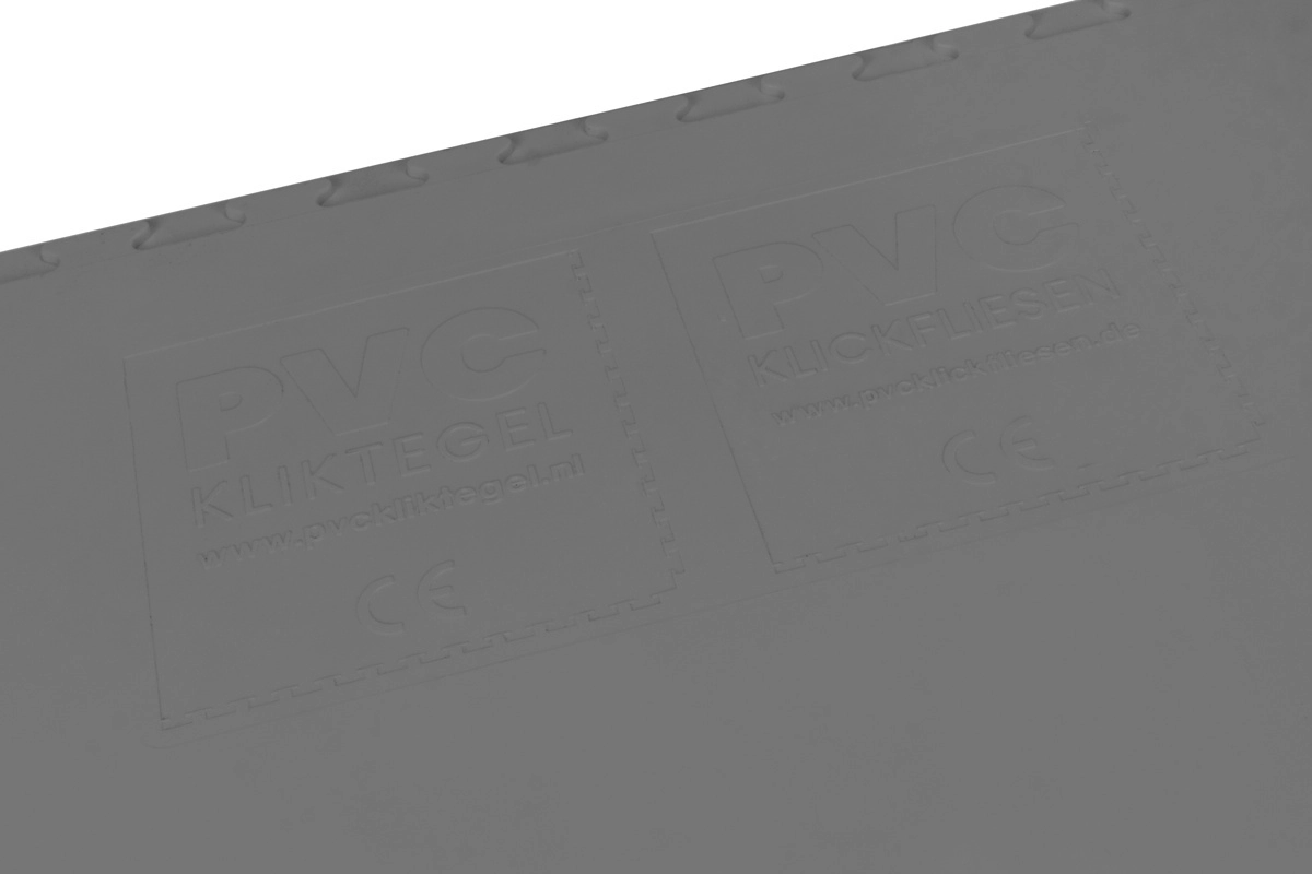 PVC Klickfliese Wasserdicht Anthrazit
