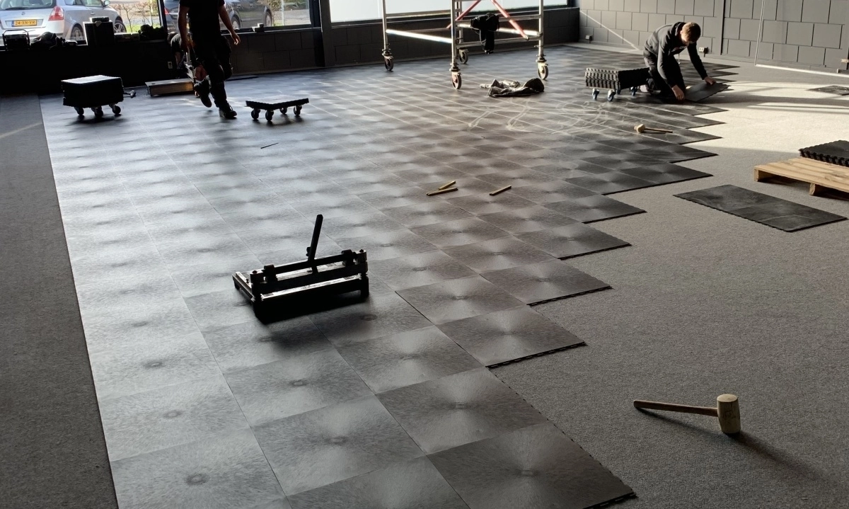 Werkstattboden aus PVC: sehr praktisch